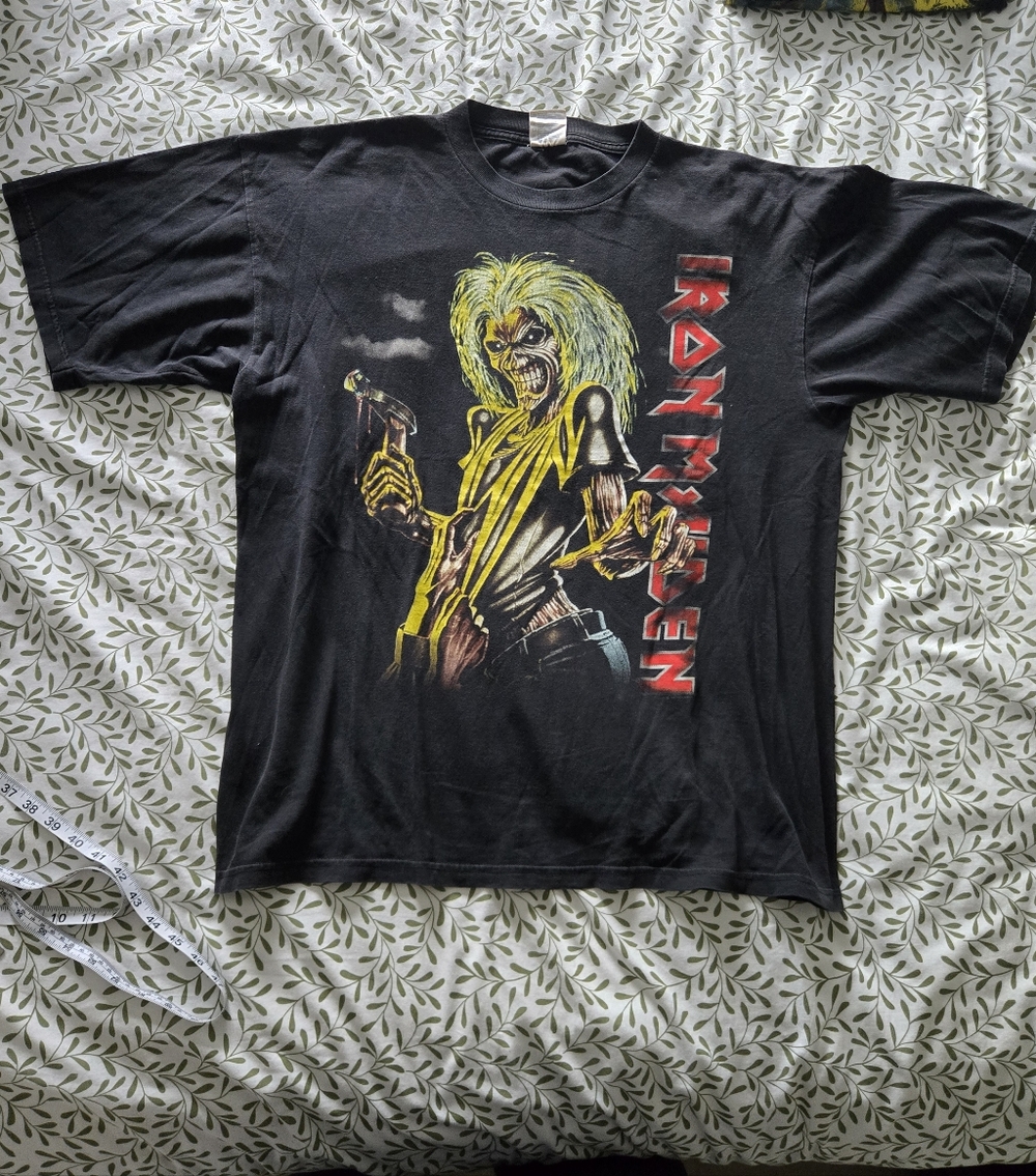 Vintage 90s Iron Maiden Killers Shirt - Winterland Tag - Size XL - Grail